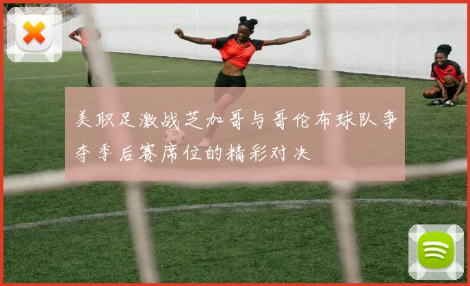 美职足激战芝加哥与哥伦布球队争夺季后赛席位的精彩对决